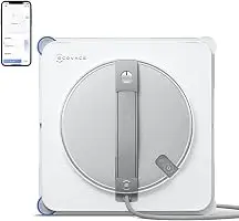 ECOVACS WINBOT W2S Window Cleaning Robot, Intelligent Edge-to-Edge Cleaning with TruEdge Scrubbers, 3 Water Nozzles, 10-Level Safety System, Win-SLAM 4.0 Route Planning, Even Climbing System