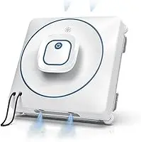 Window Cleaner Robot with 4 Cleaning Modes, 8000Pa Suction Dual Direction Auto-Spray Window Cleaner, Intelligent Path, Edge Detection, Remote Control, 15-Stage Anti-Fall System for Windows