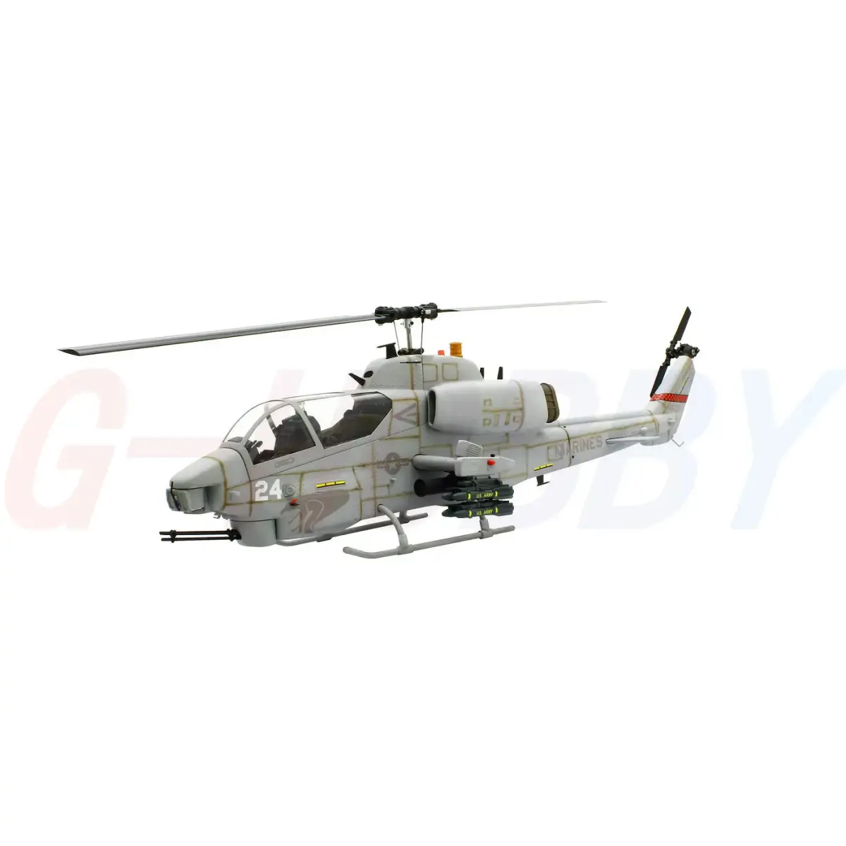 Roban RTF 470 AH-1W RC Helicopter 2 blades Super Cobra Navy