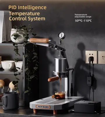 LXCHAN MSYS Professional Manual Lever Variable Pressure Espresso Machine with PID Control for Home Baristas Coffee Maker