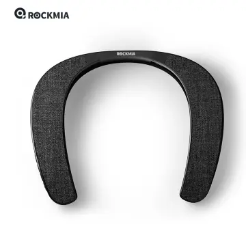 Rockmia EBS-905 6w Wearable Neckband Speaker Bluetooth 5.0 Hands-free Ear-Free for TV Game Play Home Outdoor Use TF Card