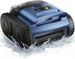 [2026 Release] Automatic Robotic Pool Vacuum for Inground & Above Ground Pools, Wall Climbing Pool Vacuum Cleaner, Cleans Floor, Walls, Waterline, Drain & Skimmer up to 2150 Sq. Ft., 190 Min