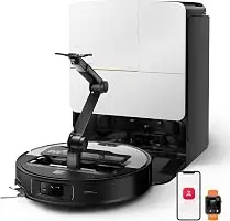 Powered, 22,000Pa | 3.14’’ Ultra Slim, FlexiArm Riser Technology, AdaptiLift Chassis, Obstacle Avoidance, Auto Mop Washing & Drying, Silver