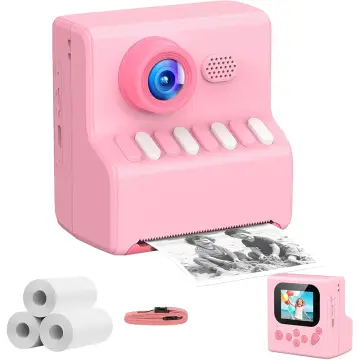 48MP DIY Instant Print Camera for Kids 1080P HD Toddler Camera Ages 3-12 Toy Cameras Christmas Gift