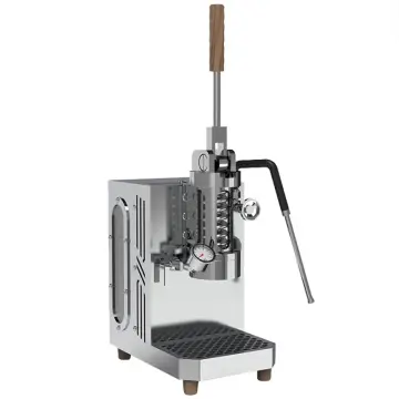Manual Espresso Machine Wall-Mounted 1-16 Bar Extraction Countertop Coffee Maker 1L Blade Boiler Spring-Loaded Lever