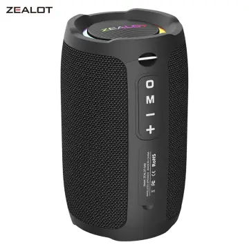 Zealot_S49 Portable Bluetooth Speaker 360 Stereo Sound 20W IPX6 Waterproof Wireless Bluetooth 5.2 True Wireless Stereo
