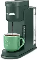 Express Single Serve K-Cup Pod Coffee Maker, 3 Brew Sizes, Strong Button Feature, 42oz Removable Reservoir, Evergreen