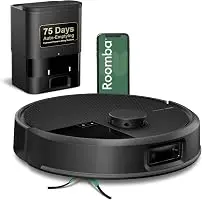 iRobot Roomba Max 705 Robot Vacuum with AutoEmpty Dock, Powerful Suction, Dual Rubber Anti-Tangle Brushes, LiDAR Navigation, Obstacle & Anti-Fall Detection, for Carpet and Hard Floors | Clearview Pro Lidar and Precisionvision AI, Anti-Tangle Dual Rubber Brushes, Extreme Suction